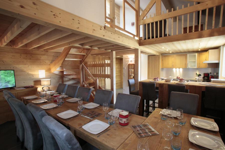 Vakantie in de bergen Appartement te verdelen 7 kamers 15 personen (Communiceren) (4) - Les Chalets du Grand Galibier - Valloire - Woonkamer