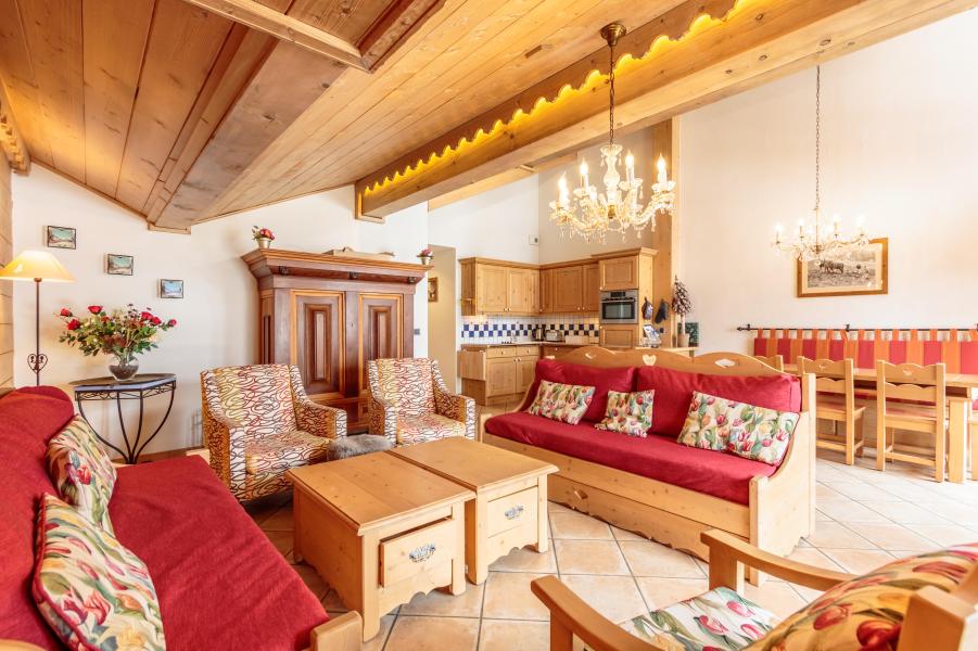 Urlaub in den Bergen 4-Zimmer-Appartment für 8 Personen (B03) - Les Chalets du Gypse - Saint Martin de Belleville - Wohnzimmer