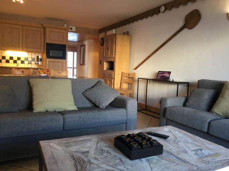 Urlaub in den Bergen 4-Zimmer-Appartment für 8 Personen (C02) - Les Chalets du Gypse - Saint Martin de Belleville - Wohnzimmer