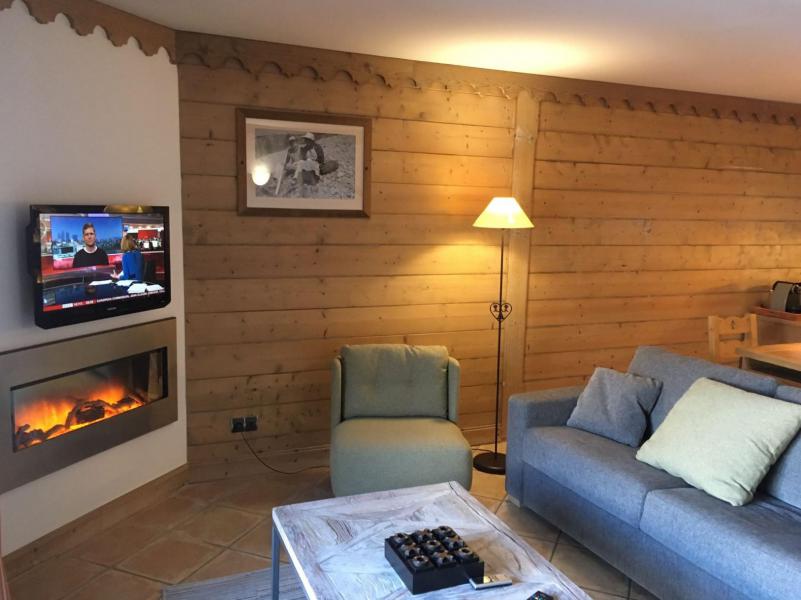 Urlaub in den Bergen 4-Zimmer-Appartment für 8 Personen (C02) - Les Chalets du Gypse - Saint Martin de Belleville - Wohnzimmer