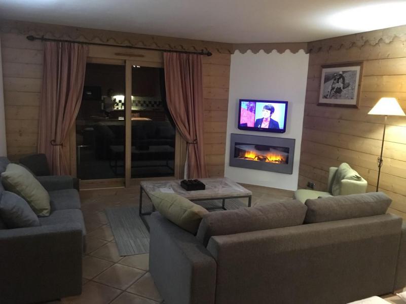 Urlaub in den Bergen 4-Zimmer-Appartment für 8 Personen (C02) - Les Chalets du Gypse - Saint Martin de Belleville - Wohnzimmer