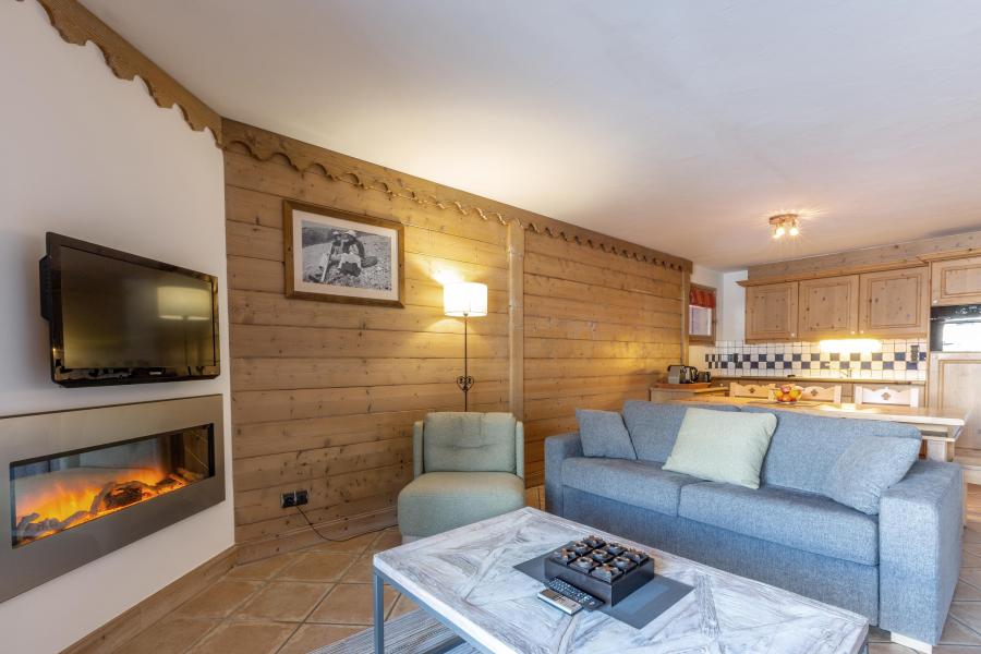 Urlaub in den Bergen 4-Zimmer-Appartment für 8 Personen (C02) - Les Chalets du Gypse - Saint Martin de Belleville - Wohnzimmer