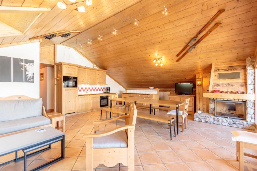 Urlaub in den Bergen 4-Zimmer-Appartment für 8 Personen (C11) - Les Chalets du Gypse - Saint Martin de Belleville - Wohnzimmer