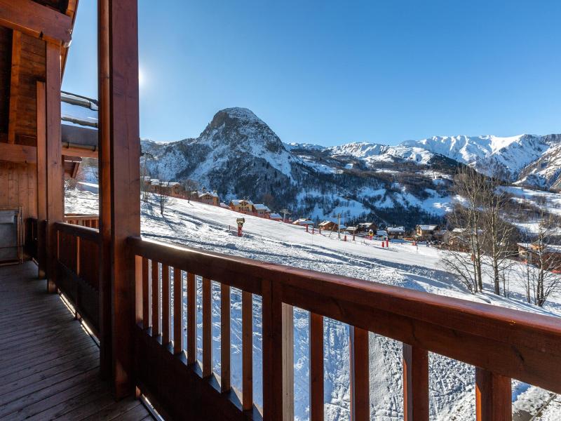 Holiday in mountain resort 5 room apartment 10 people (C17) - Les Chalets du Gypse - Saint Martin de Belleville - Balcony