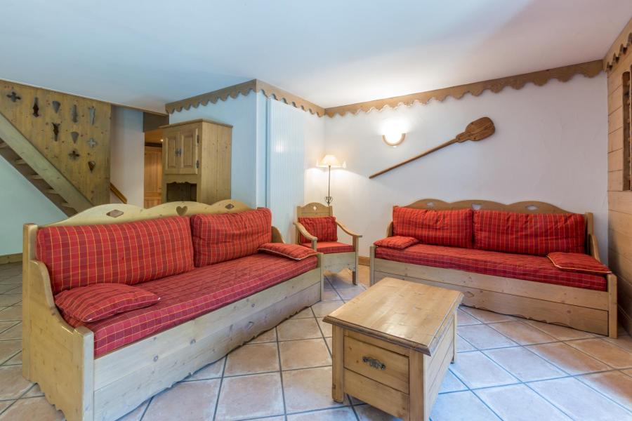 Urlaub in den Bergen 5-Zimmer-Appartment für 10 Personen (A08) - Les Chalets du Gypse - Saint Martin de Belleville - Wohnzimmer