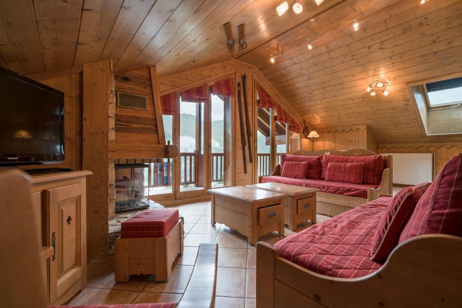 Wakacje w górach Apartament 4 pokojowy 8 osób (C11) - Les Chalets du Gypse - Saint Martin de Belleville - Pokój gościnny