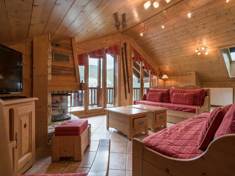 Wakacje w górach Apartament 4 pokojowy 8 osób (C11) - Les Chalets du Gypse - Saint Martin de Belleville - Pokój gościnny