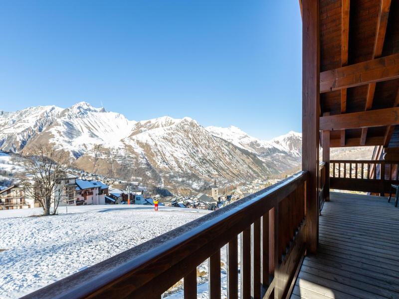 Vacanze in montagna Appartamento 4 stanze per 8 persone (A05) - Les Chalets du Gypse - Saint Martin de Belleville - Terrazza