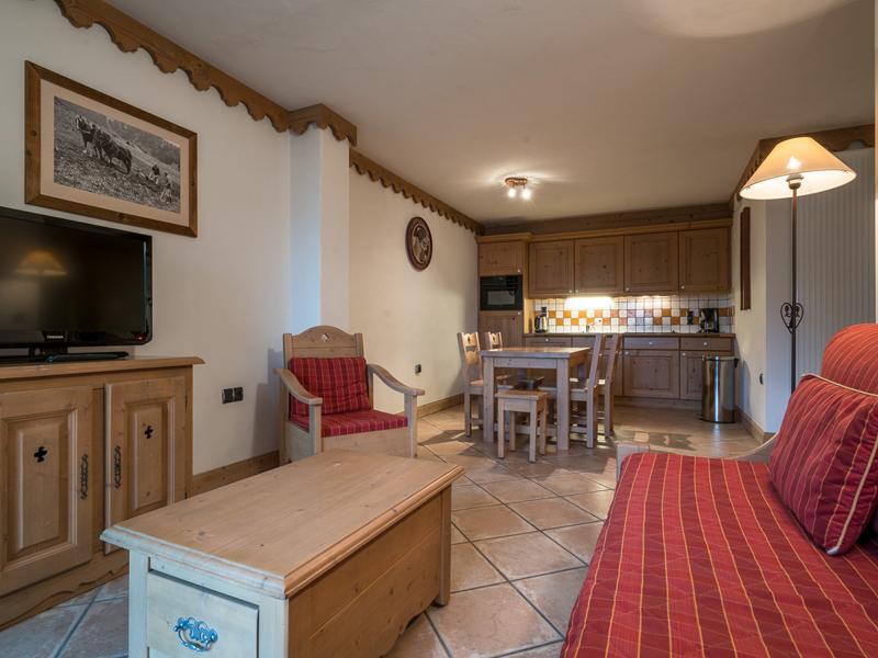 Vakantie in de bergen Appartement 2 kamers 4 personen (C03) - Les Chalets du Gypse - Saint Martin de Belleville - Woonkamer