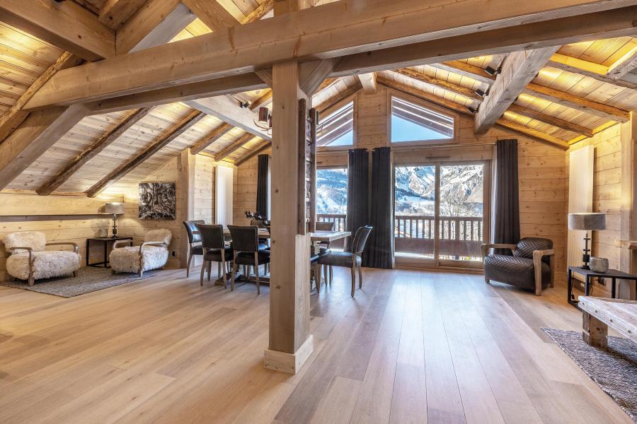 Vakantie in de bergen Appartement 3 kamers 6 personen (A02) - Les Chalets du Gypse - Saint Martin de Belleville - Woonkamer