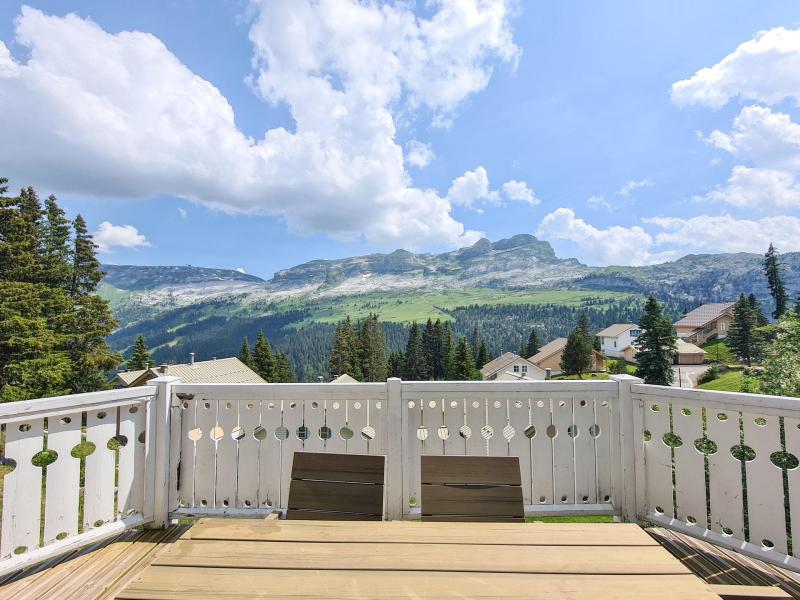 Urlaub in den Bergen 4 Zimmer Chalet für 8 Personen (24) - Les Chalets du Hameau - Flaine - Terrasse