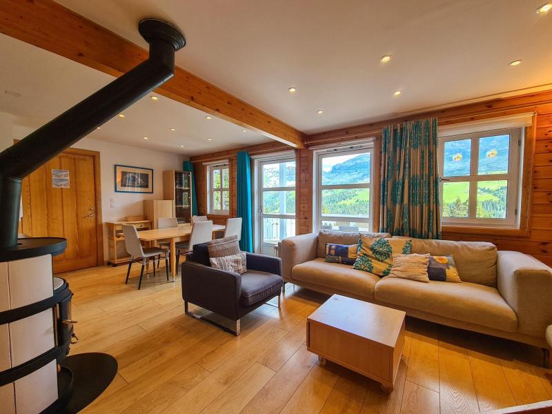 Urlaub in den Bergen 4 Zimmer Chalet für 8 Personen (24) - Les Chalets du Hameau - Flaine - Wohnzimmer