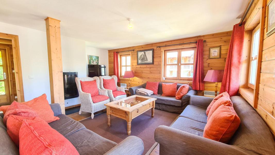 Urlaub in den Bergen 7 Zimmer Chalet für 12 Personen (66) - Les Chalets du Hameau - Flaine - Wohnzimmer