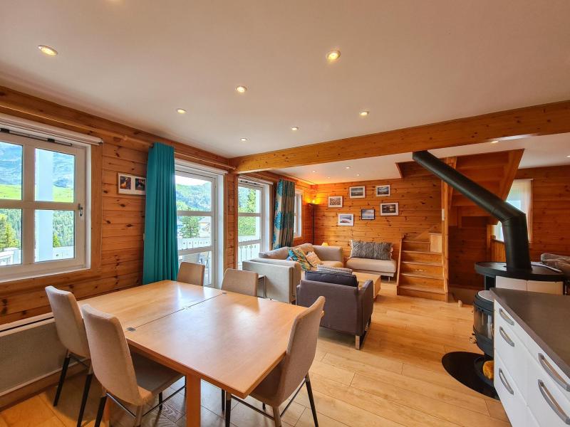 Vakantie in de bergen Chalet 4 kamers 8 personen (24) - Les Chalets du Hameau - Flaine - Woonkamer