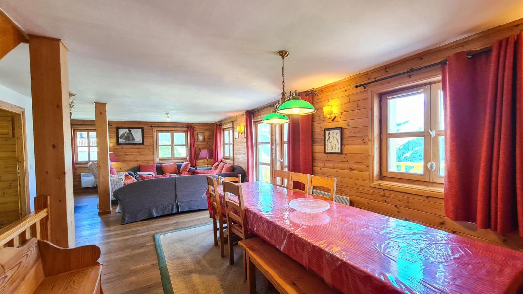 Vakantie in de bergen Chalet 7 kamers 12 personen (66) - Les Chalets du Hameau - Flaine - Woonkamer