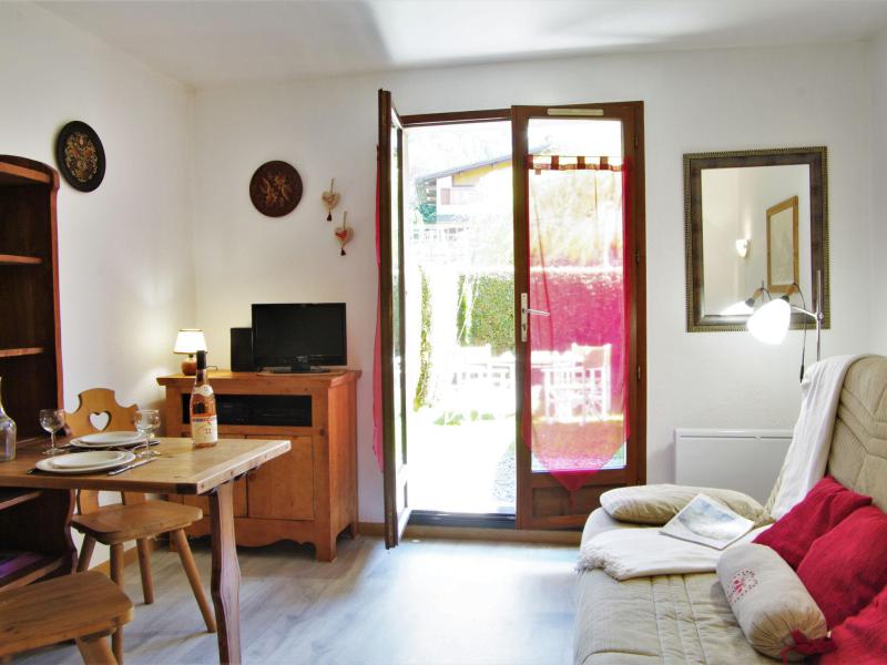 Vakantie in de bergen Appartement 1 kamers 3 personen (4) - Les Chamois - Les Houches - Woonkamer