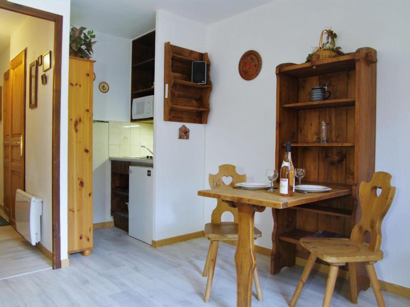 Vakantie in de bergen Appartement 1 kamers 3 personen (4) - Les Chamois - Les Houches - Woonkamer