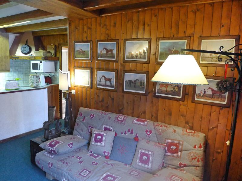 Vakantie in de bergen Appartement 3 kamers 6 personen (3) - Les Charmoz - Chamonix - Woonkamer