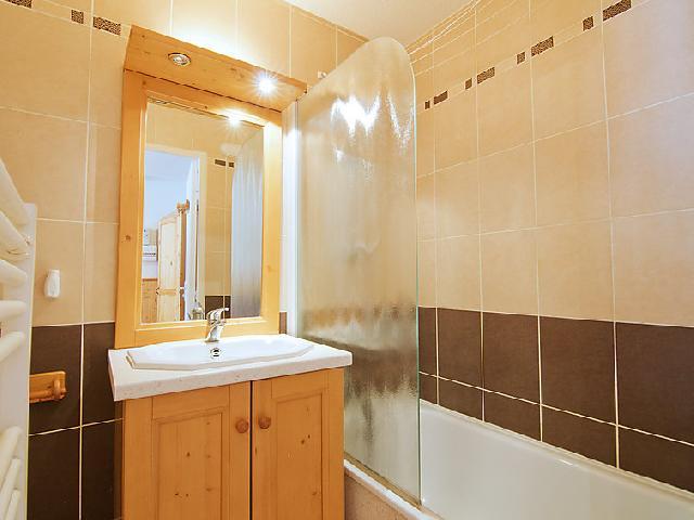 Holiday in mountain resort 1 room apartment 4 people (7) - Les Cîmes de Caron - Val Thorens - Bath-tub