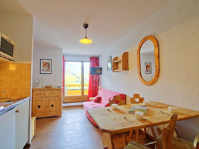 Urlaub in den Bergen 1-Zimmer-Appartment für 4 Personen (14) - Les Cîmes de Caron - Val Thorens - Wohnzimmer