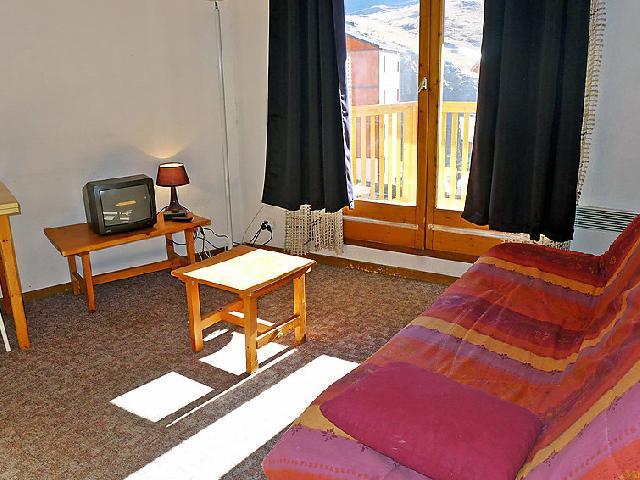 Vakantie in de bergen Appartement 1 kamers 2 personen (3) - Les Cîmes de Caron - Val Thorens - Woonkamer