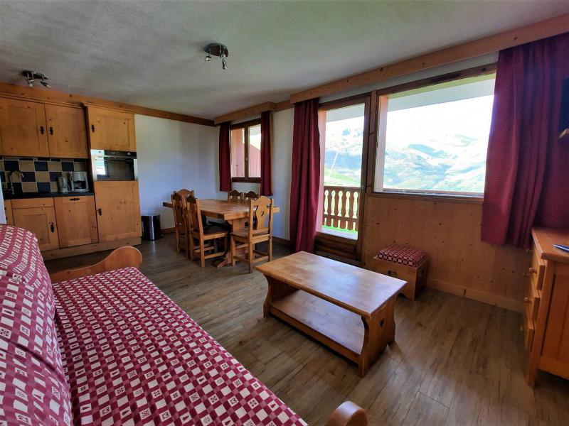 Vakantie in de bergen Appartement 3 kamers 6 personen (201) - Les Côtes d'Or Chalet Argentière - Les Menuires - Woonkamer