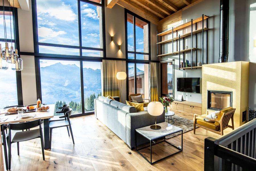Holiday in mountain resort 4 room duplex apartment 6 people (B31) - Les Cristaux - Les Arcs - Living room