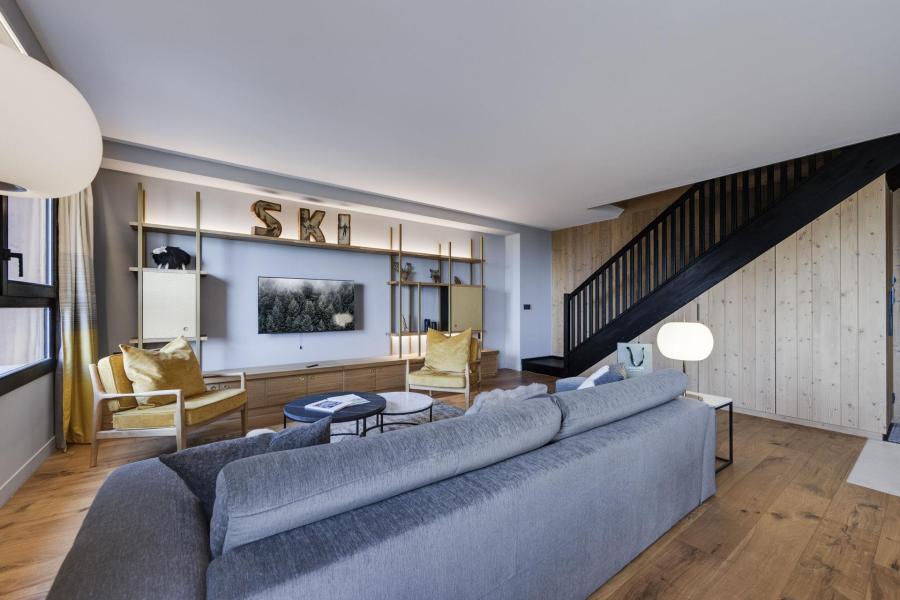 Holiday in mountain resort 4 room duplex apartment 6 people (C11) - Les Cristaux - Les Arcs - Living room
