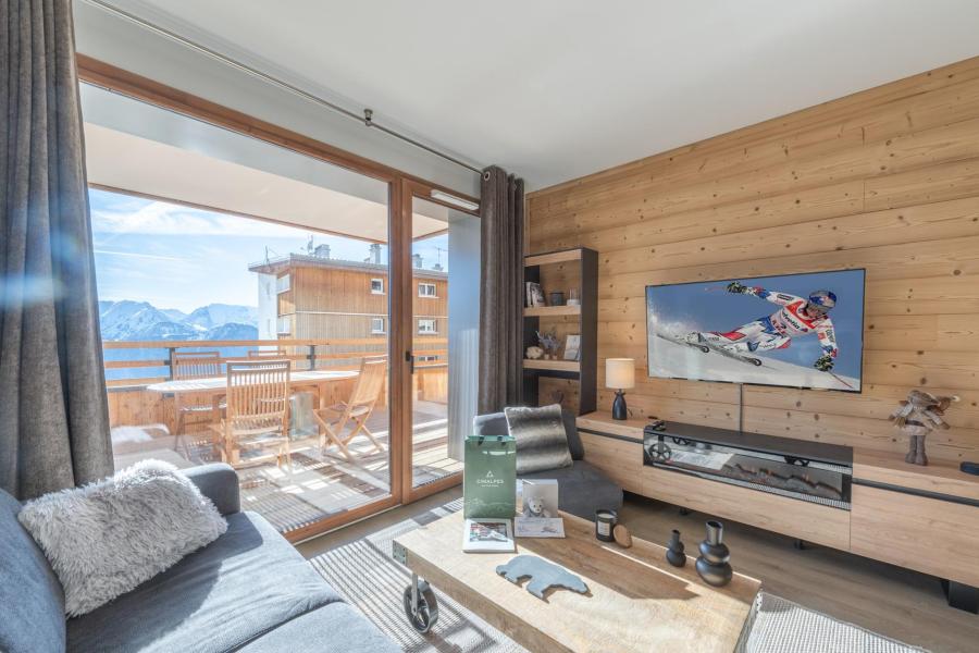 Urlaub in den Bergen 2-Zimmer-Berghütte für 4 Personen (B001) - Les Fermes de l'Alpe - B - Alpe d'Huez - Wohnzimmer