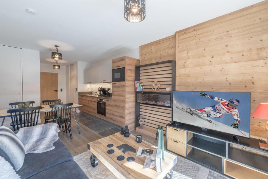 Urlaub in den Bergen 2-Zimmer-Berghütte für 4 Personen (C103) - Les Fermes de l'Alpe - C - Alpe d'Huez - Wohnzimmer