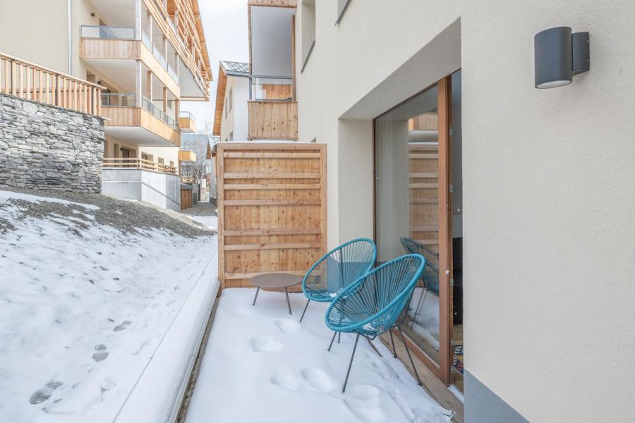 Wakacje w górach Apartament 2 pokojowy 4 osób (C202) - Les Fermes de l'Alpe - C - Alpe d'Huez - Balkon