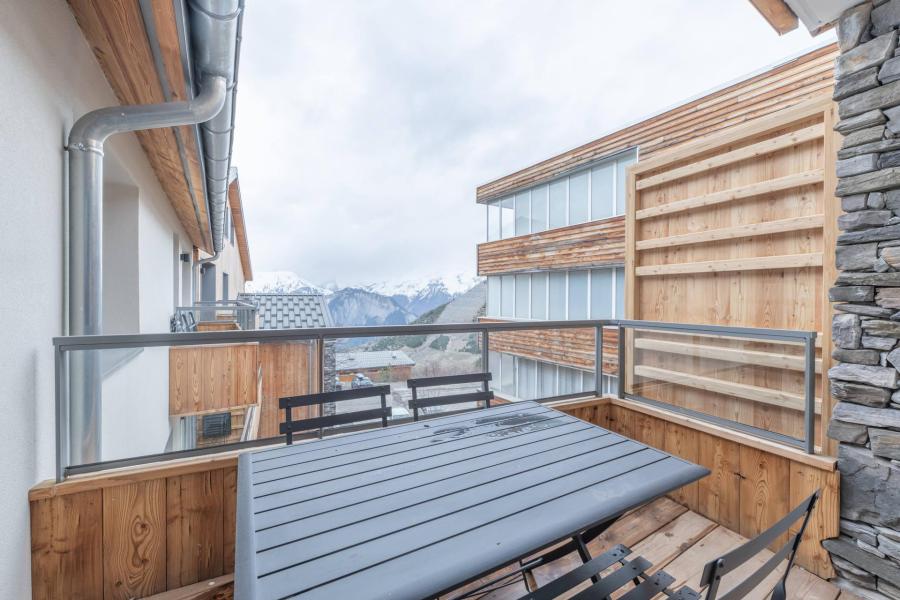 Wakacje w górach Apartament duplex 4 pokojowy kabina  8 osób (D303) - Les Fermes de l'Alpe - D - Alpe d'Huez - Balkon