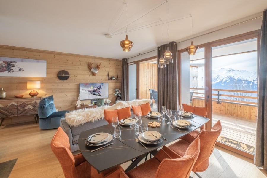 Vakantie in de bergen Appartement 3 kabine kamers 6 personen (D105) - Les Fermes de l'Alpe - D - Alpe d'Huez - Woonkamer