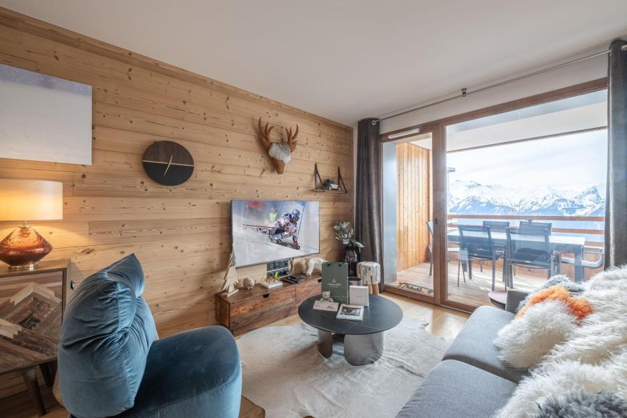 Vakantie in de bergen Appartement 3 kabine kamers 6 personen (D105) - Les Fermes de l'Alpe - D - Alpe d'Huez - Woonkamer