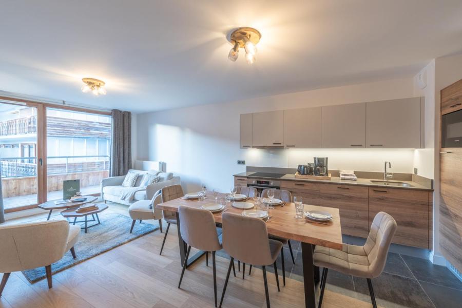 Vakantie in de bergen Appartement duplex 4 kamers 6 personen (D301) - Les Fermes de l'Alpe - D - Alpe d'Huez - Woonkamer