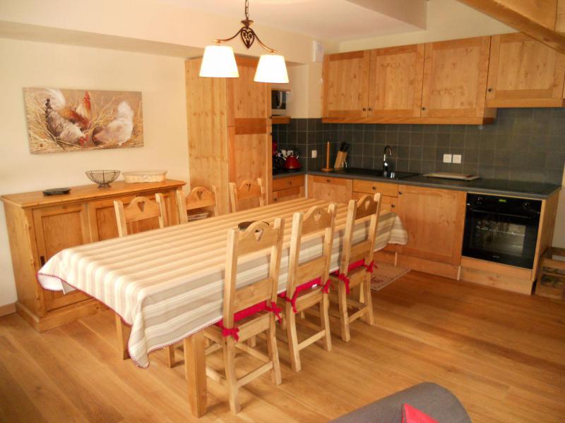 Holiday in mountain resort 4 room duplex apartment cabin 8 people (B201) - Les Fermes de l'Archaz - Valloire - Living room