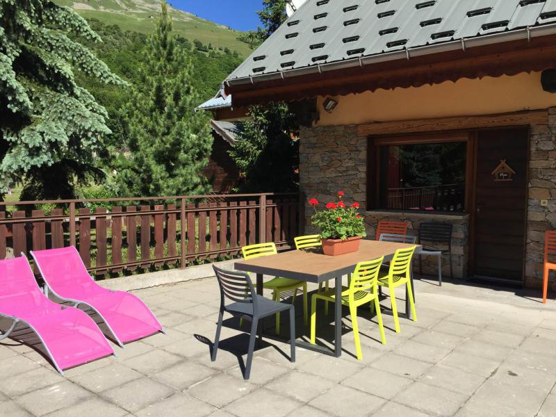 Holiday in mountain resort 6 room duplex apartment 12 people (5) - Les Fermes du Planet - Valloire - Terrace