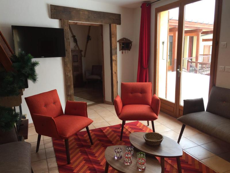 Wakacje w górach Apartament triplex 6 pokojowy 12 osób (4) - Les Fermes du Planet - Valloire - Pokój gościnny