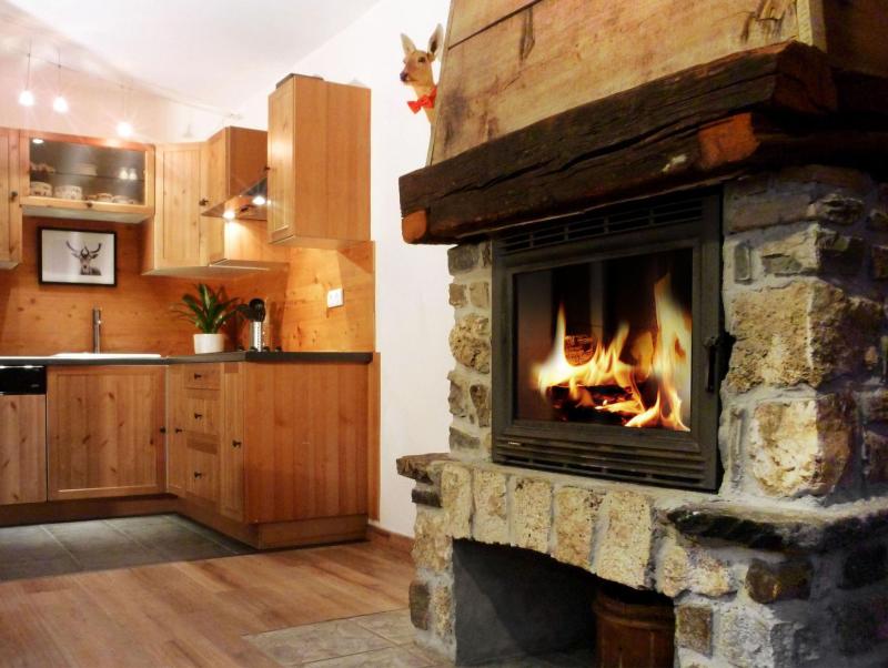 Vakantie in de bergen Appartement duplex 4 kamers 8 personen (2) - Les Fermes du Planet - Valloire - Woonkamer