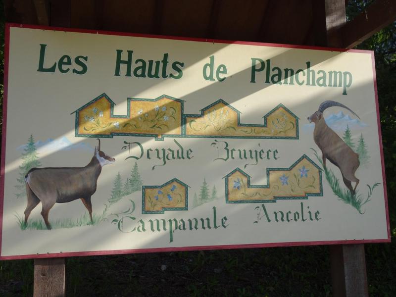 Vakantie in de bergen Les Hauts de Planchamp - Champagny-en-Vanoise - Kaart