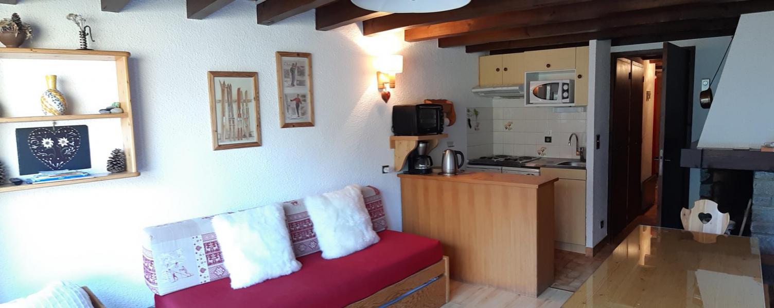 Vakantie in de bergen Appartement 3 kamers bergnis 6 personen (A041CL) - Les Hauts de Planchamp - Ancoli - Champagny-en-Vanoise - Zitbank