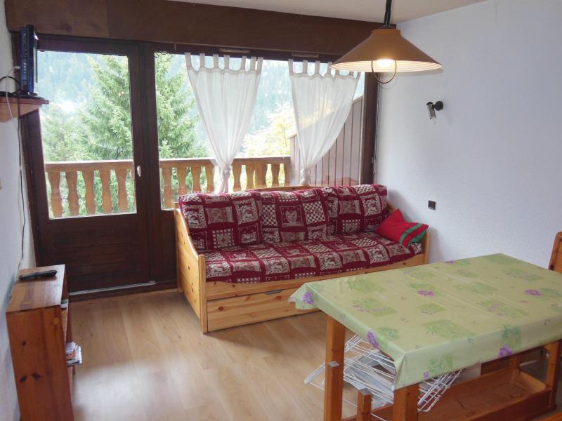 Vakantie in de bergen Studio bergnis 6 personen (A031CL) - Les Hauts de Planchamp - Ancoli - Champagny-en-Vanoise - Woonkamer