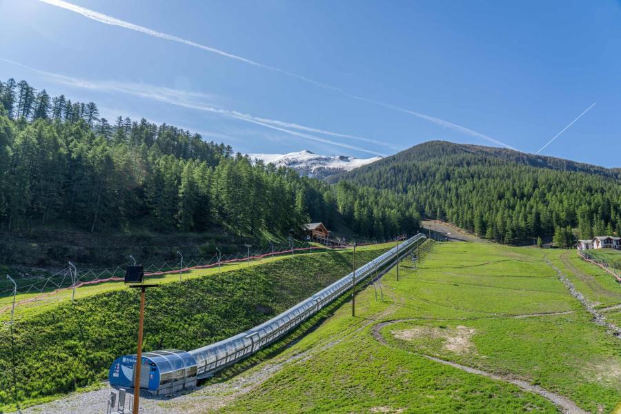 Urlaub in den Bergen 2-Zimmer-Holzhütte für 6 Personen (309) - Les Hauts de Preclaux - Les Orres - Draußen im Sommer