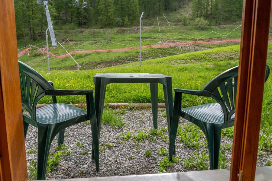 Urlaub in den Bergen 2-Zimmer-Holzhütte für 6 Personen (MBB001) - Les Hauts de Preclaux I - Les Orres - Terrasse