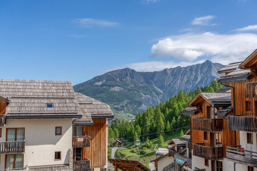 Urlaub in den Bergen 2-Zimmer-Holzhütte für 6 Personen (MBB314) - Les Hauts de Preclaux I - Les Orres - Balkon