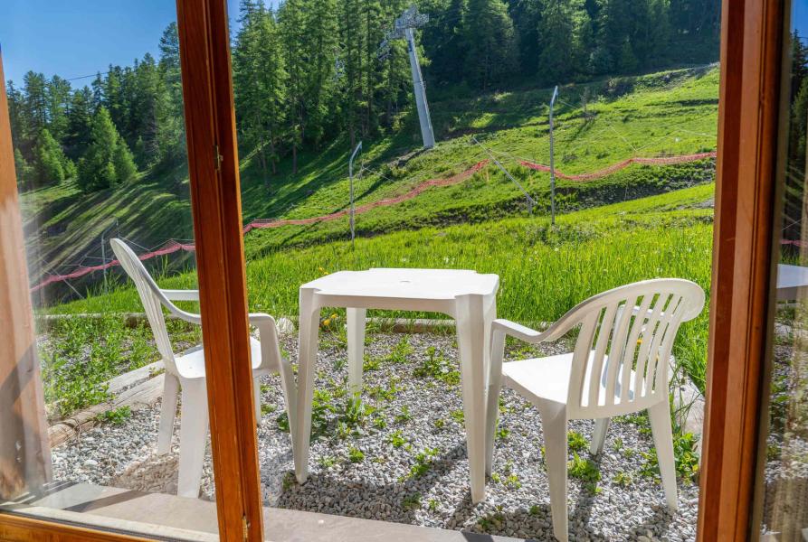 Urlaub in den Bergen 2-Zimmer-Holzhütte für 6 Personen (MBC513) - Les Hauts de Preclaux I - Les Orres - Terrasse