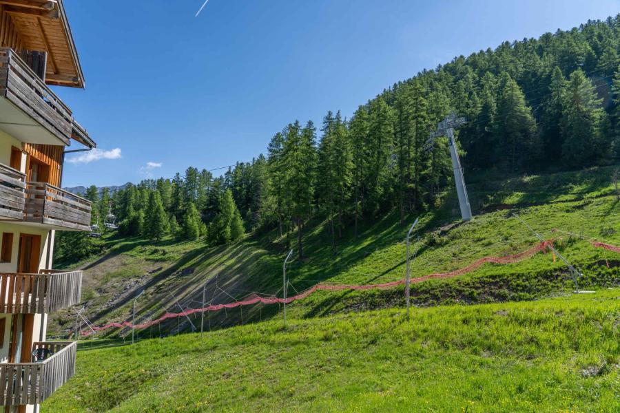 Urlaub in den Bergen 2-Zimmer-Holzhütte für 6 Personen (MBC513) - Les Hauts de Preclaux I - Les Orres - Terrasse