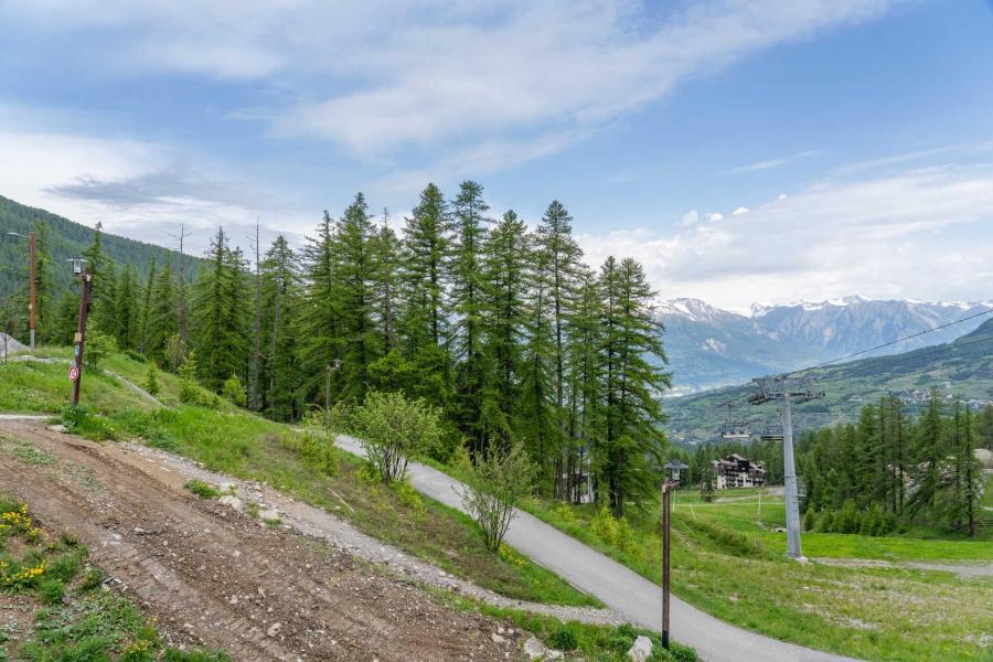 Vakantie in de bergen Studio cabine 4 personen (MBC302) - Les Hauts de Preclaux I - Les Orres - Balkon