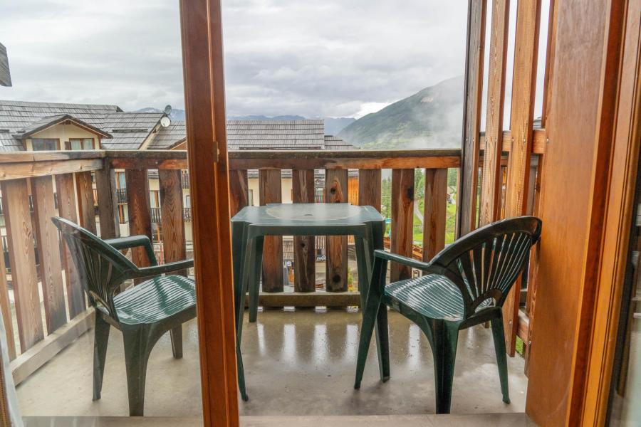 Urlaub in den Bergen Studio Schlafnische 4 Personen (406) - Les Hauts de Preclaux - Les Orres - Balkon