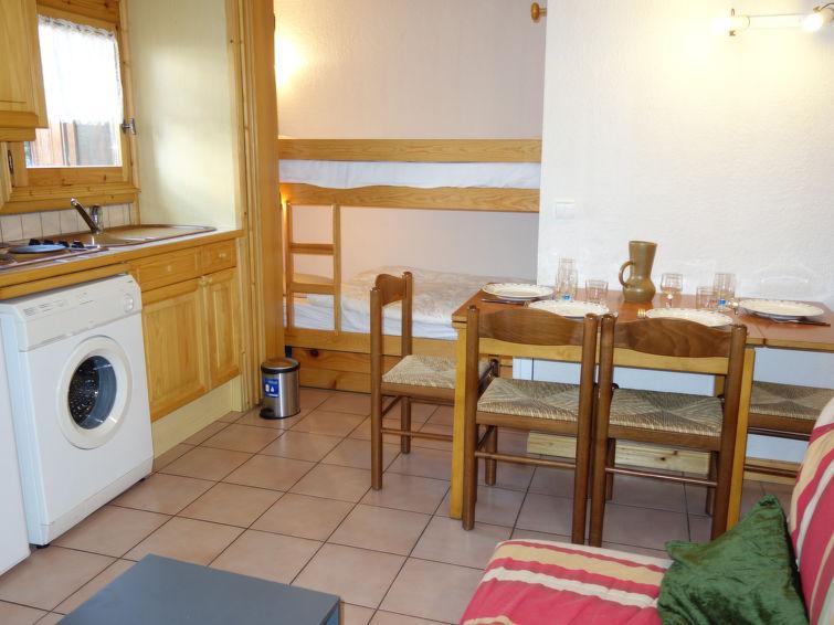 Vakantie in de bergen Appartement 2 kamers 4 personen (1) - Les Jardins Alpins - Saint Gervais - Woonkamer